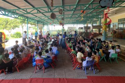 VUI TẾT TRUNG THU CỦA CÁC BÉ TRƯỜNG MẦM NON ĐỨC THẮNG
